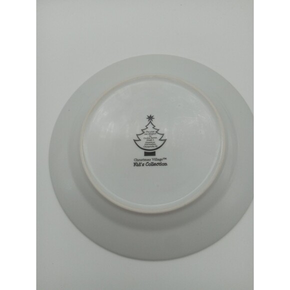 Christmas Village Kid’s Collection Reindeer Plate 7.5 in - Picture 3 of 5